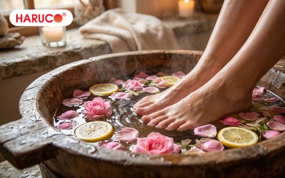 Thời gian lý tưởng để ngâm chân sau khi tắm là từ 15 đến 20 phút