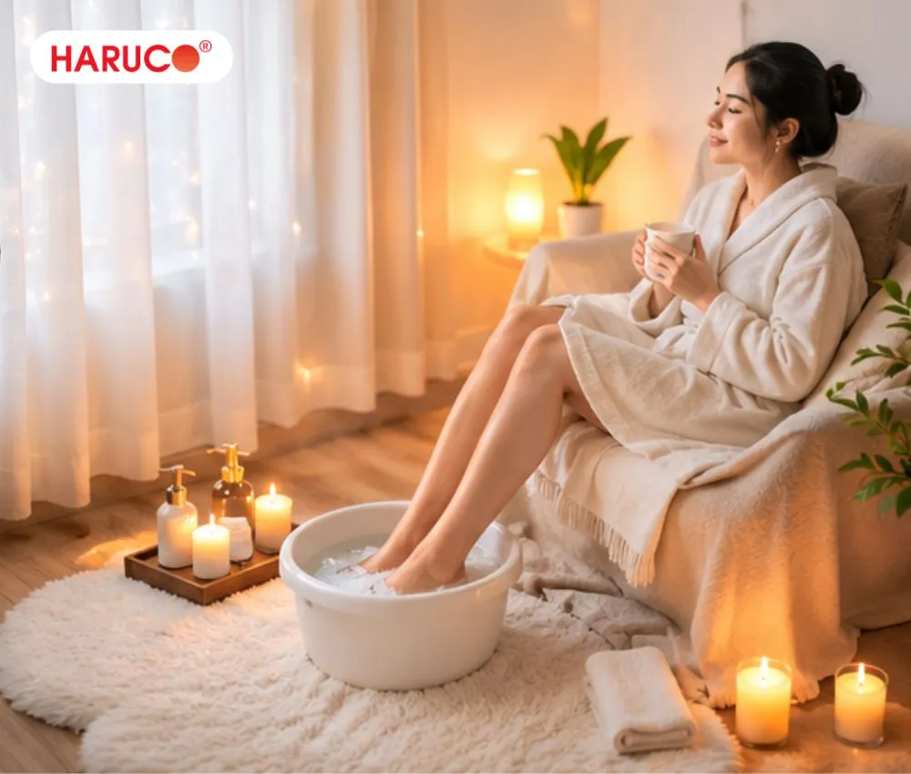 Nên duy trì ngâm chân đều đặn từ 3 - 5 lần/tuần