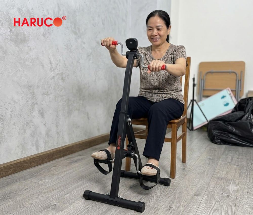 Xe đạp phục hồi chức năng Haruco có thiết kế nhỏ gọn