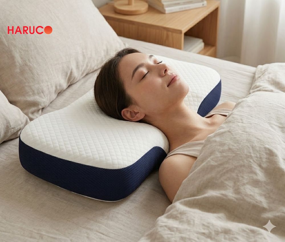 Gối ngủ công thái học Haruco