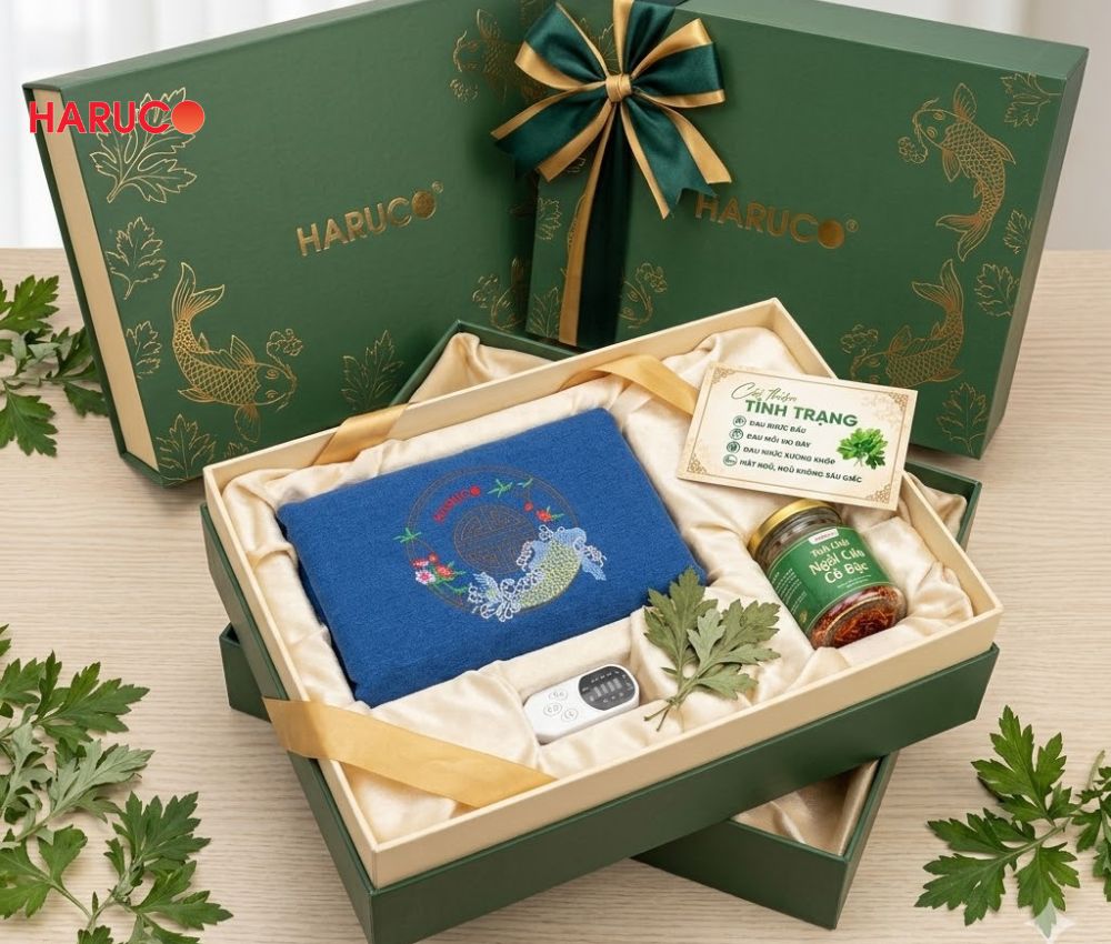 Thảm ngải cứu Haruco là món quà chăm sóc sức khỏe lý tưởng cho mẹ chồng