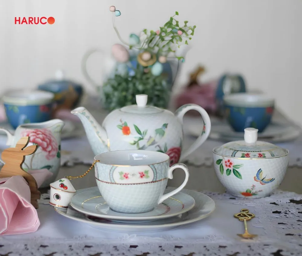 Tặng mẹ vợ bộ tích chén pha trà cao cấp