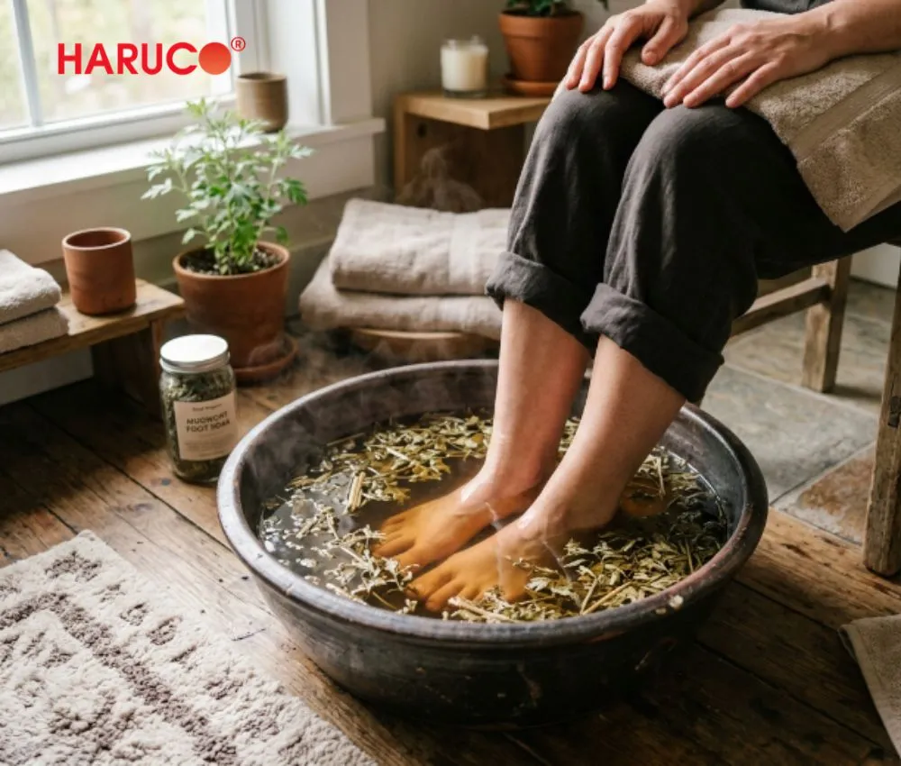 Ngâm chân là phương pháp dùng nước ấm để ngâm đôi bàn chân