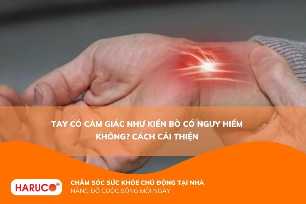 Tay có cảm giác như kiến bò do đâu? Cách trị dứt điểm tại nhà