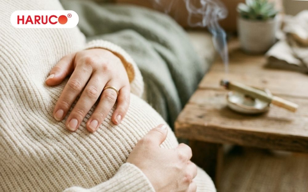Mẹ bầu cần tránh hít phải khói ngải cứu trong thời gian dài