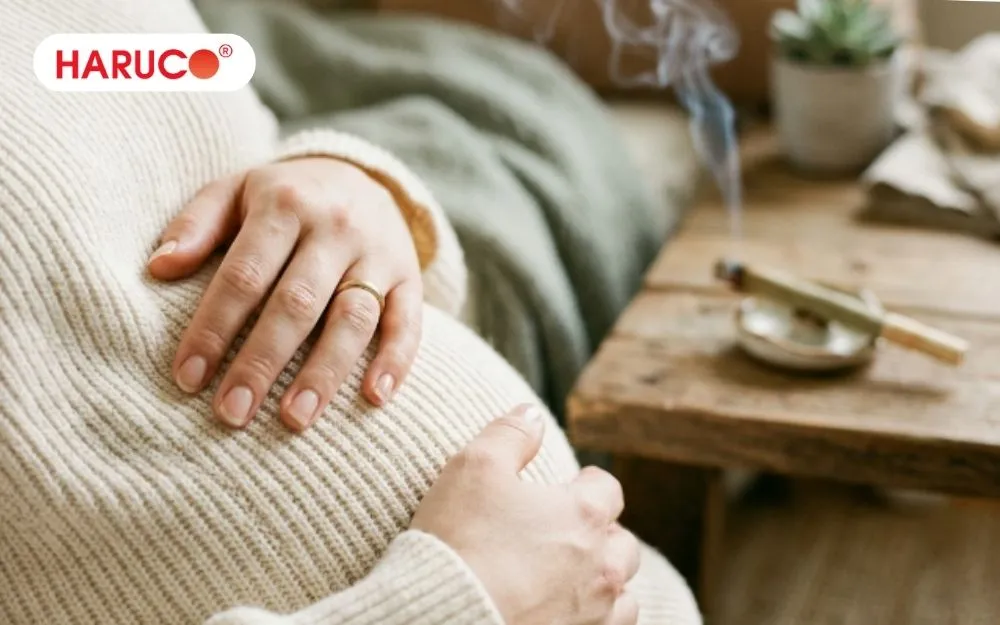 Mẹ bầu cần tránh hít phải khói ngải cứu trong thời gian dài