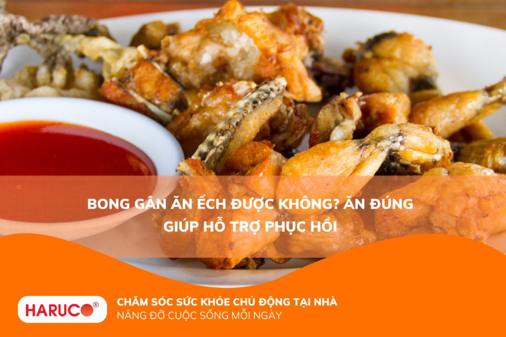 Bong gân ăn ếch được không? Ăn có giúp hỗ trợ phục hồi?