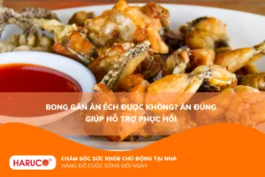 Bong gân ăn ếch được không? Ăn có giúp hỗ trợ phục hồi?