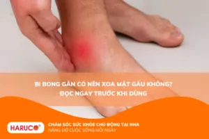 Bị bong gân có nên xoa mật gấu không? Đọc ngay trước khi dùng