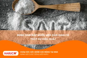 Bong gân đắp muối: Mẹo dân gian có thật sự hiệu quả?