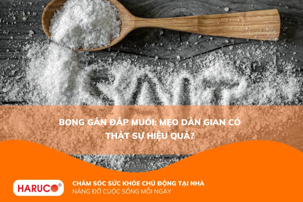 Bong gân đắp muối: Mẹo dân gian có thật sự hiệu quả?