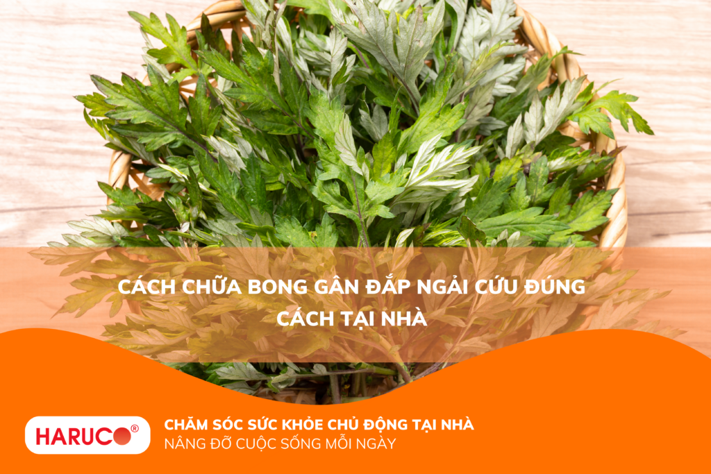 Cách chữa bong gân đắp ngải cứu đúng cách tại nhà