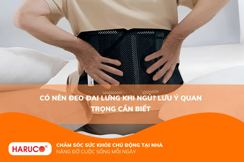 Có nên đeo đai lưng khi ngủ? Lưu ý quan trọng cần biết
