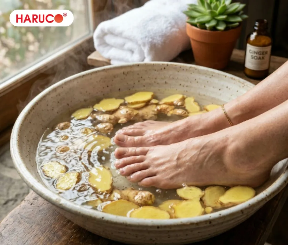 Người có huyết áp không ổn định cần tham khảo bác sĩ trước khi ngâm chân nước gừng