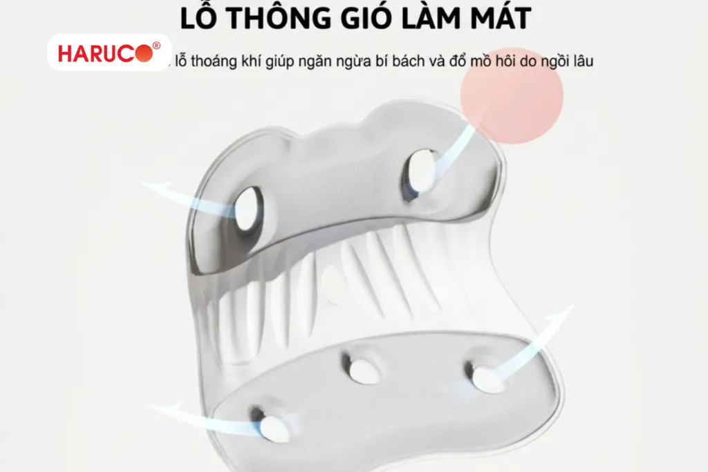 Công dụng khi sử dụng ghế công thái học Haruco HRC-06-11