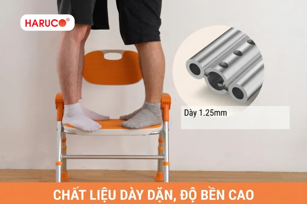 Ghế ngồi tắm cho người già Haruco