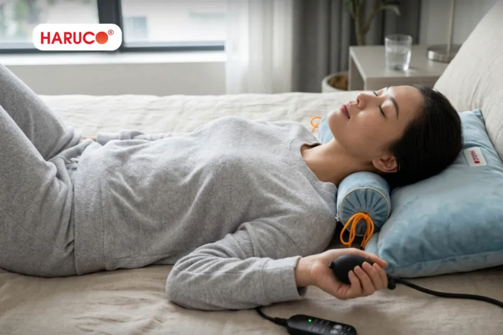 gối ngải cứu cắm điện có an toàn không?
