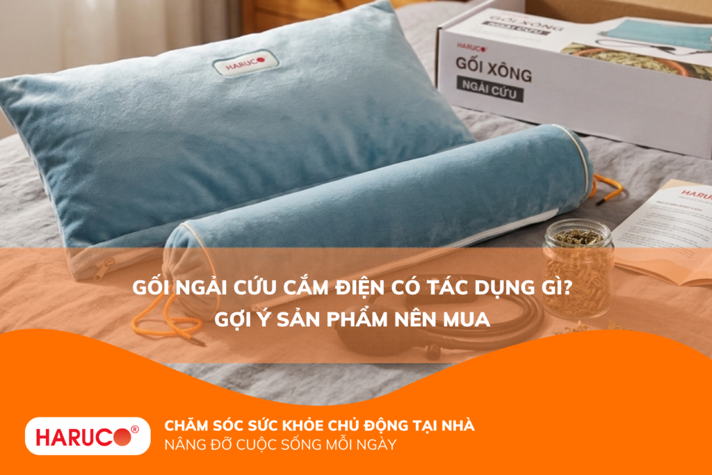 Gối ngải cứu cắm điện có tác dụng gì? Gợi ý sản phẩm nên mua
