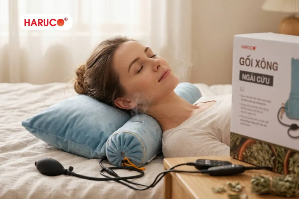 mua gối ngải cứu hiện đại, thuận tiện, có khả năng làm nóng nhanh chóng và giữ nhiệt tốt sẽ khiến bạn cảm thấy thoải mái