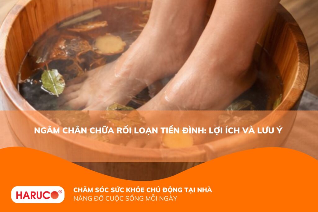 Ngâm chân chữa rối loạn tiền đình liệu có hiệu quả? Chuyên gia giải đáp và lưu ý cần biết