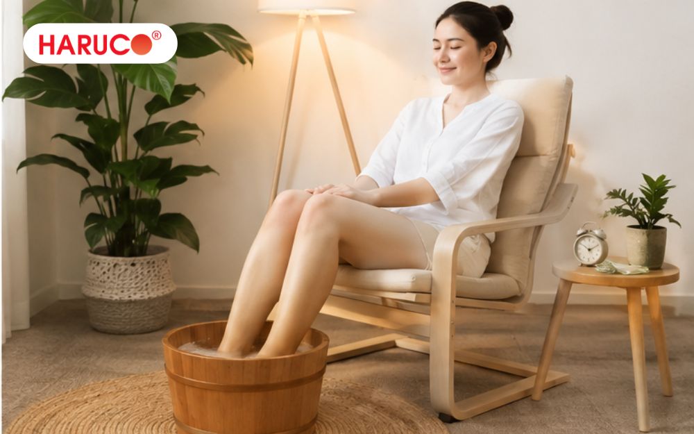 Ngâm chân buổi sáng giúp bạn tràn đầy năng lượng và tỉnh táo để bắt đầu ngày mới 