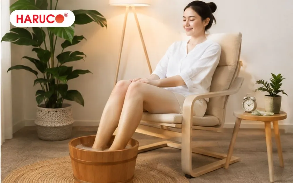 Ngâm chân buổi sáng giúp bạn tràn đầy năng lượng và tỉnh táo để bắt đầu ngày mới 