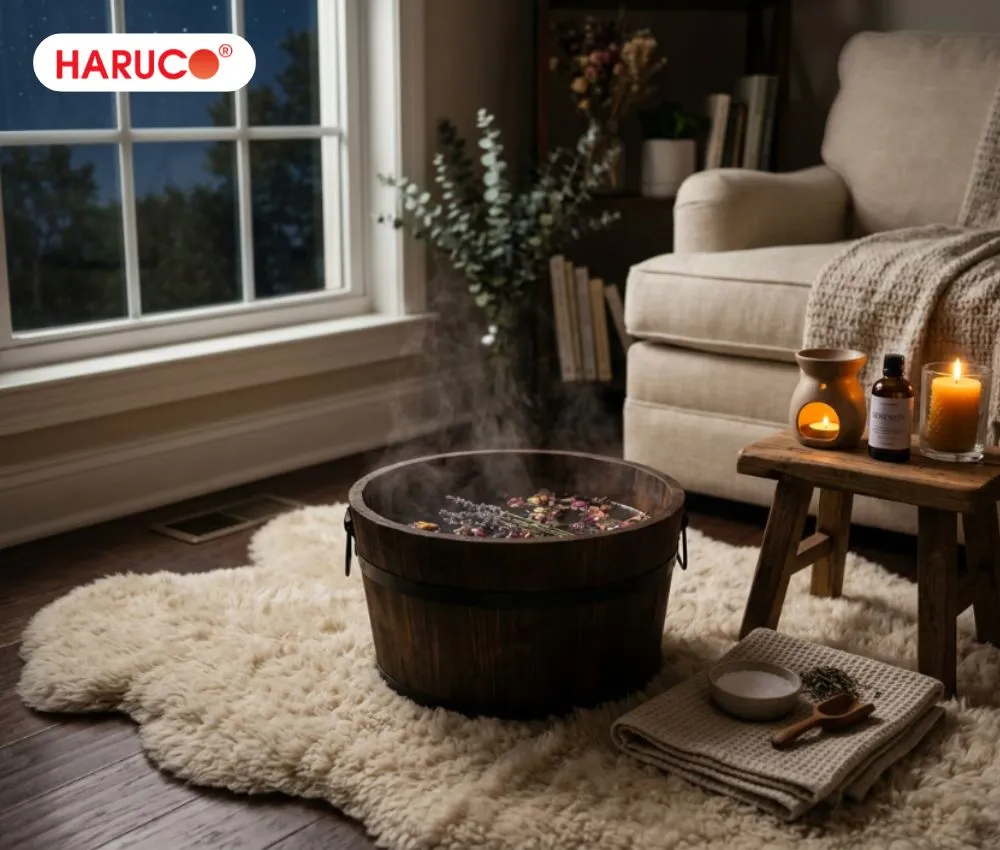 Ngâm chân trước khi ngủ góp phần cải thiện chất lượng giấc ngủ