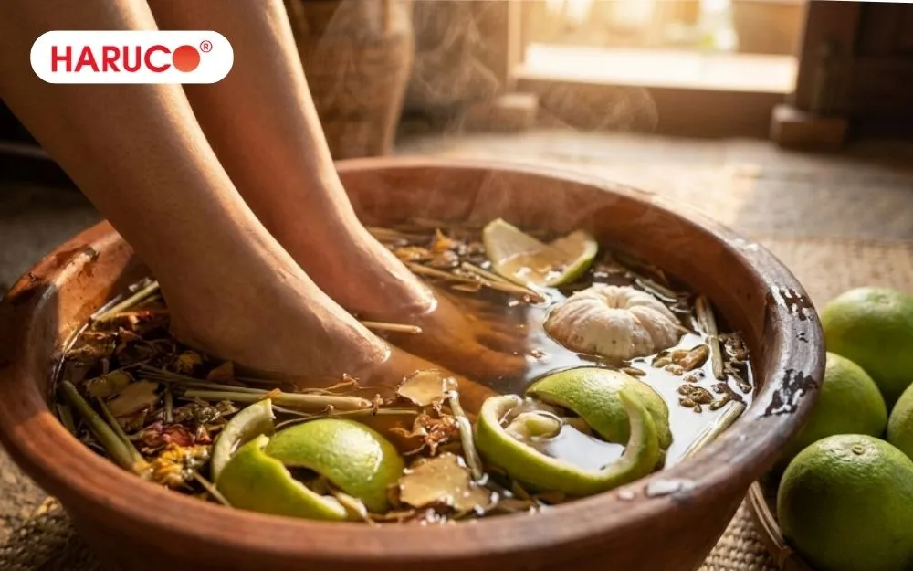 Sự kết hợp giữa vỏ bưởi và sả giúp nhân đôi hiệu quả giải cảm
