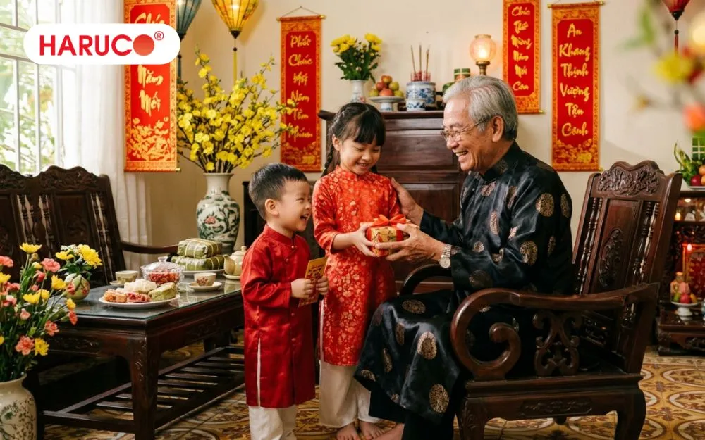 Chuẩn bị quà mừng thọ cụ ông 80 tuổi kèm thiệp chúc thọ chân thành