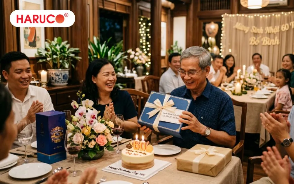 Bọc gói món quà một cách cẩn thận, chỉn chu trước khi trao đến tay người nhận