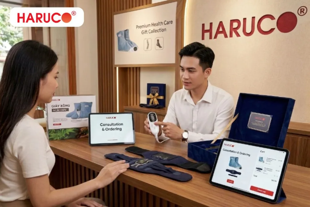 quy trình đặt hàng quà tặng doanh nghiệp sản xuất 