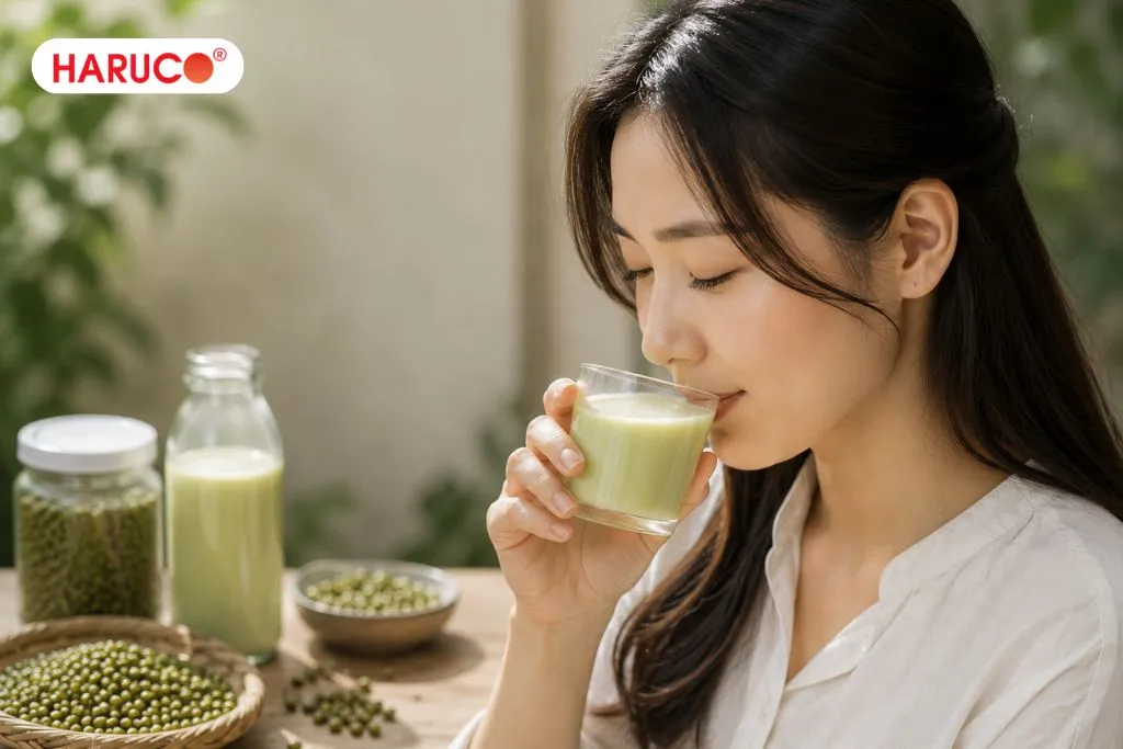 Uống sữa đậu xanh có béo không?