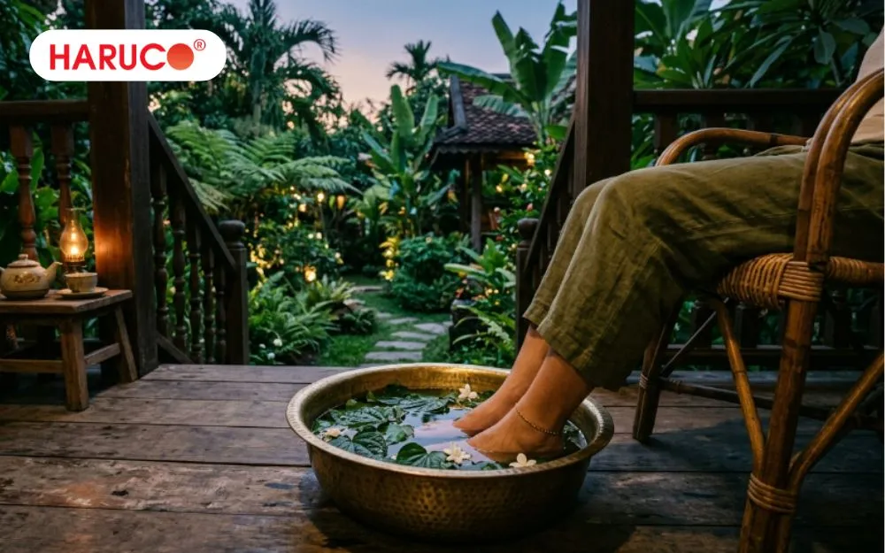 Giúp làm ấm cơ thể là một trong những tác dụng ngâm chân lá lốt nốt bật nhất