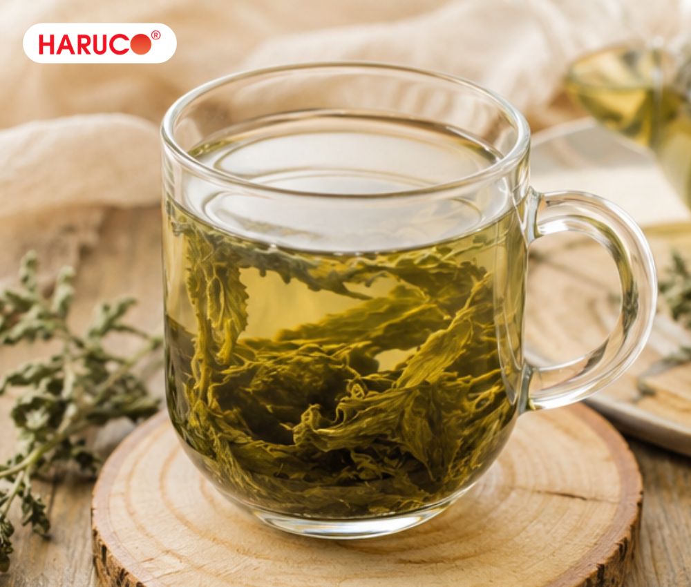 Uống nước ngải cứu khô đúng liều lượng hỗ trợ làm giảm đau nhức xương khớp