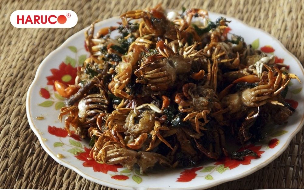 Chỉ nên ăn các món từ cua đồng khoảng 1 - 2 bữa/tuần