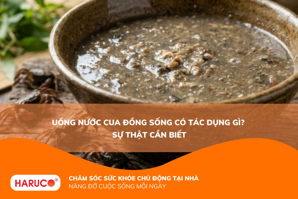 Uống nước cua đồng sống có tác dụng gì? Bài thuốc bổ hay hiểm họa khôn lường?