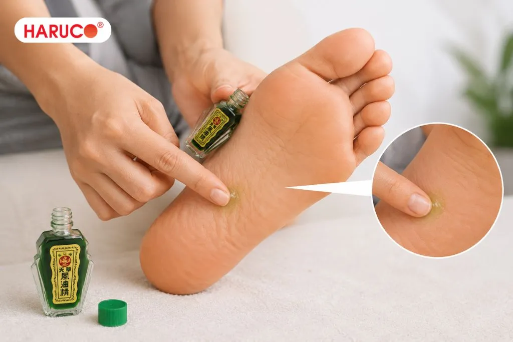 Đối tượng cần thận trọng khi xoa dầu gió vào lòng bàn chân