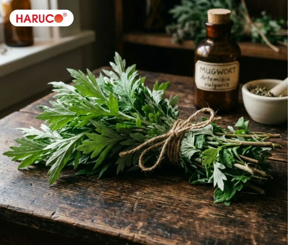 Người có làn da dầu hoặc hỗn hợp thiên dầu có thể thực hiện xông mặt với lá ngải cứu