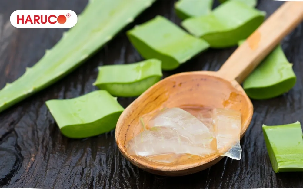 Sơ chế nha đam là bước quan trọng để thành phẩm không bị đắng