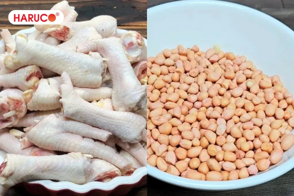 Cách nấu chân gà hầm lạc giữ trọn dinh dưỡng