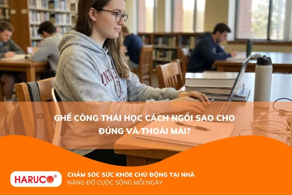 Ghế công thái học cách ngồi sao cho đúng và thoải mái?
