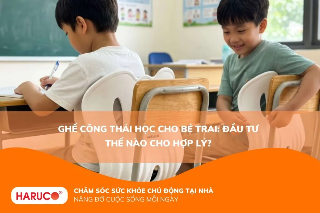 Ghế công thái học cho bé trai: Đầu tư thế nào cho hợp lý?