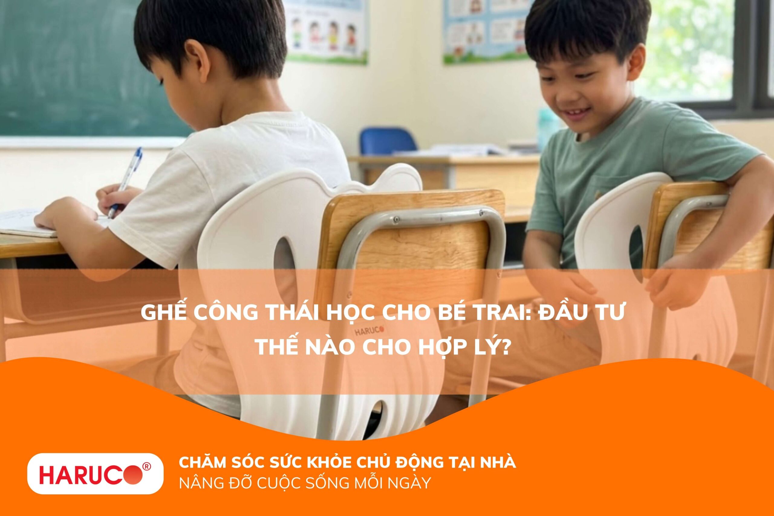 Ghế công thái học cho bé trai: Đầu tư thế nào cho hợp lý?