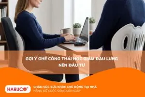 Gợi ý ghế công thái học giảm đau lưng nên đầu tư