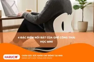 4 đặc điểm nổi bật của ghế công thái học mini