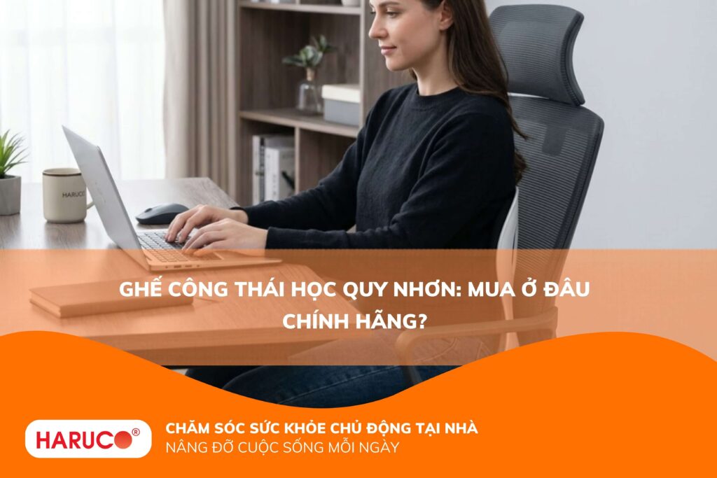 Ghế công thái học Quy Nhơn: Mua ở đâu chính hãng?