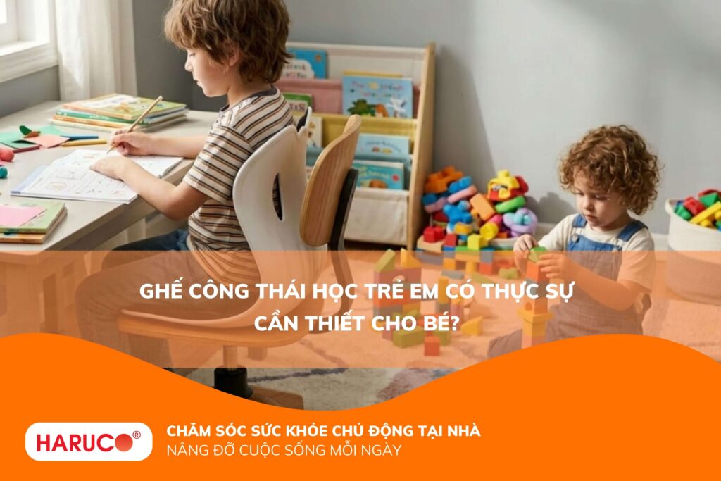 Ghế công thái học trẻ em có thực sự cần thiết cho bé?