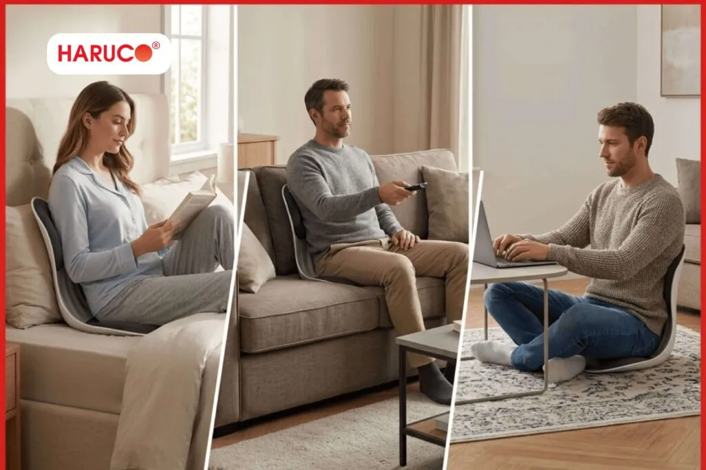 Cách dùng ghế nhựa công thái học để cải thiện tư thế ngồi