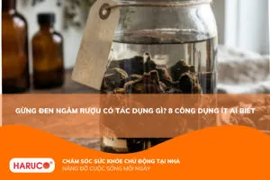Tất tần tật: Gừng đen ngâm rượu có tác dụng gì và lưu ý khi sử dụng