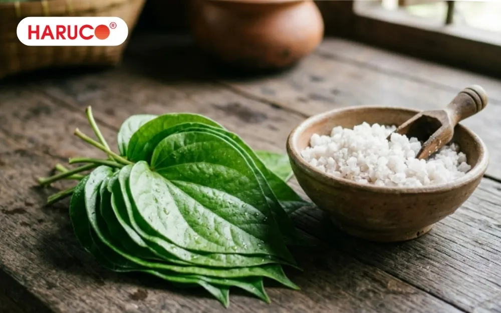 Người có làn da quá nhạy cảm không nên dùng lá trầu không và muối